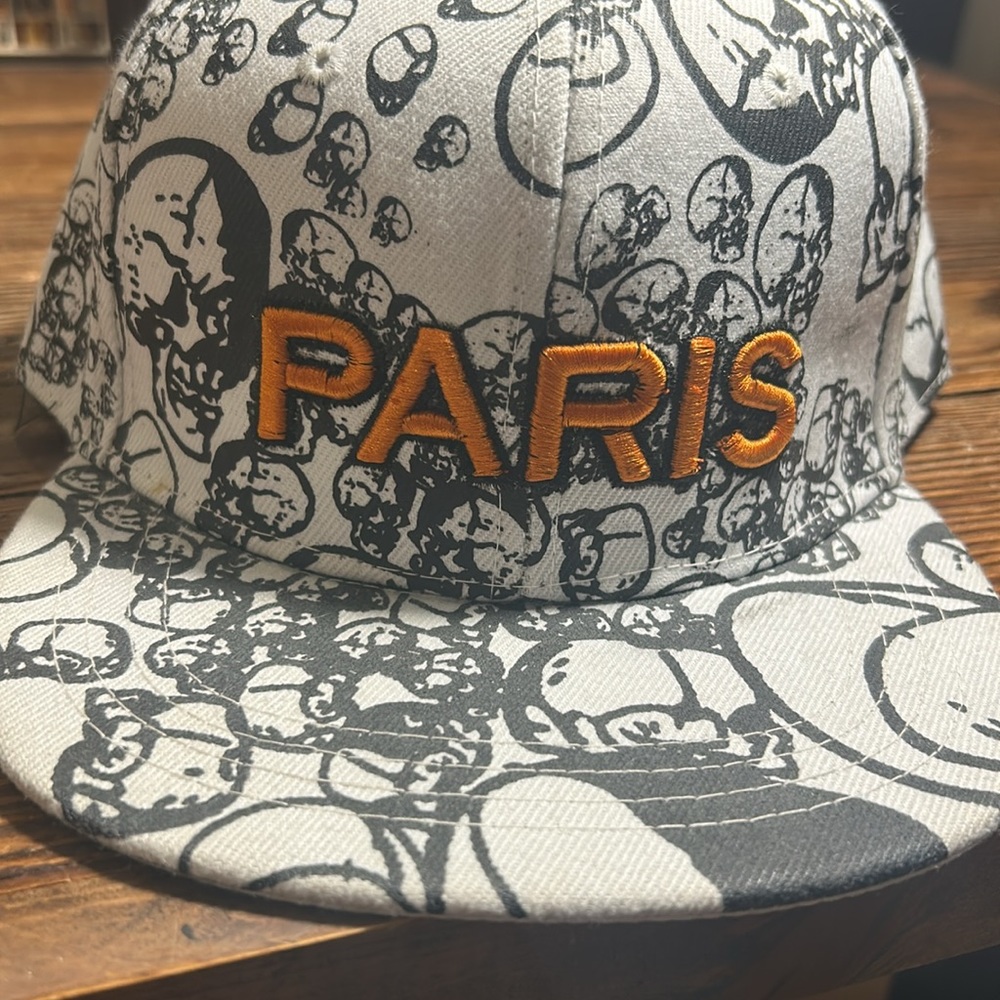 Paris skulls trucker hat